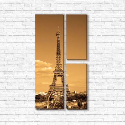модульные картины Париж эйфелева башня