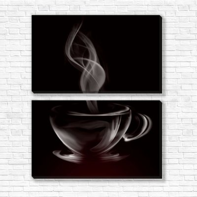 модульные картины Горячий кофе