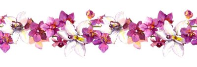 фотообои Орхидеи живопись