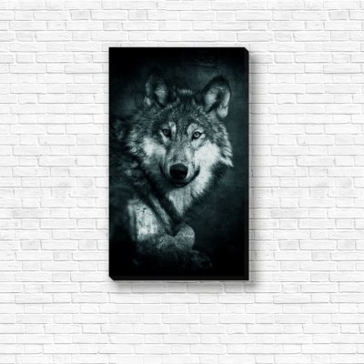 модульные картины Портрет волка